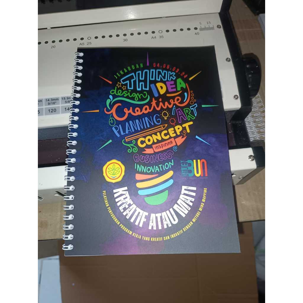 Jual Cetak NoteBook A5 Isi 80 Halaman Custom Desain Cover | Shopee ...