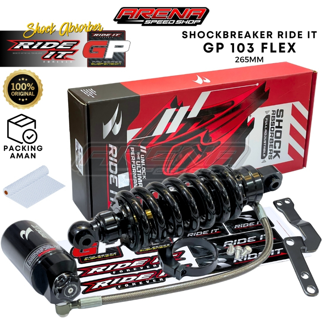 Jual Ride It GP 103 Flex 265mm Mono Shock Ninja RR KRR KRR150 ...