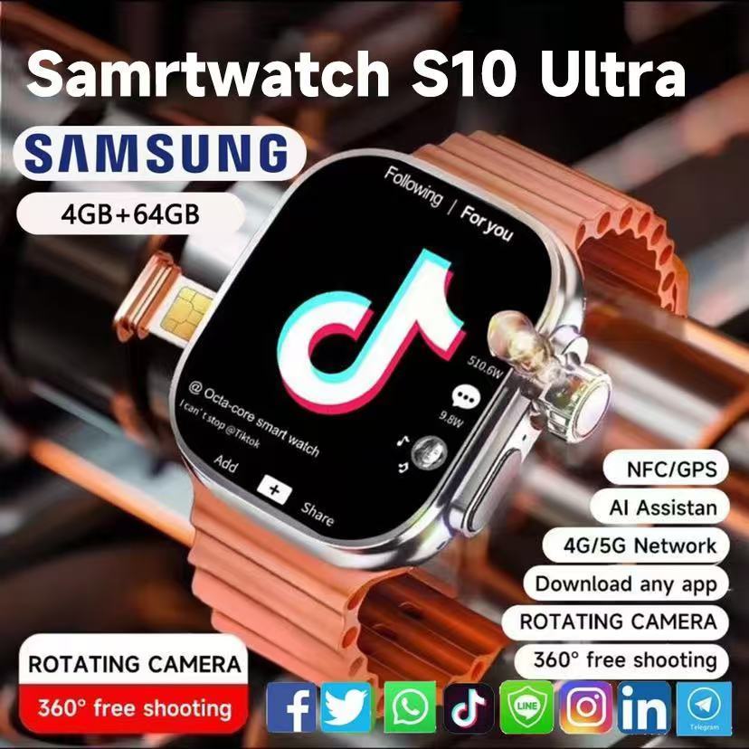 Apple Watch Samsung 4g Smart Watch Jual [Bisa WiFi/Hotspot/Rotated
