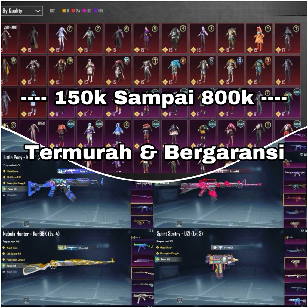 Jual Akun Game PuGb - Termurah dan Bergaransi | Shopee Indonesia