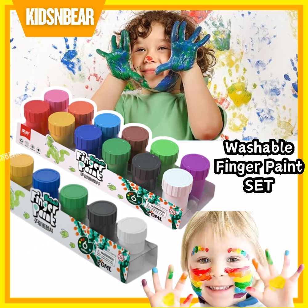 Jual Finger Paint - Cat Air - Finger Paint Set - Cat Lukis Anak ...