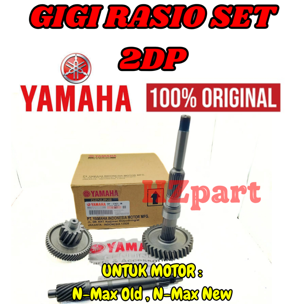 Jual GIGI RASIO SET KODE-2DP YAMAHA NMAX yang lama (NMAX Old) maupun ...