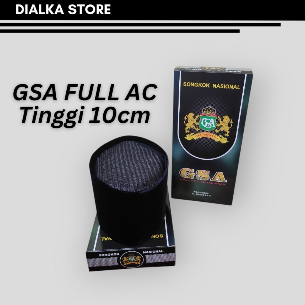 Jual Songkok GSA Full AC TINGGI 10 CM ( Songkok Nasional Premium Full ...