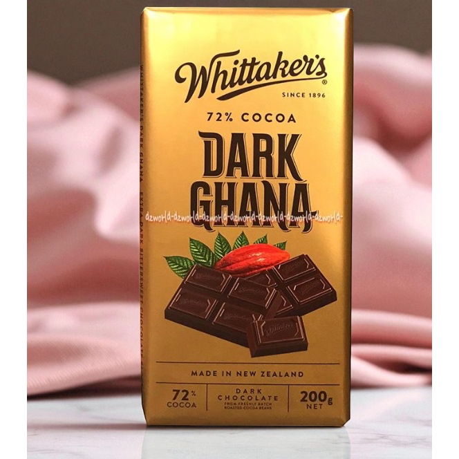 Jual Whittaker's Dark Ghana 200gr Coklat Whittakers Witakers Import ...