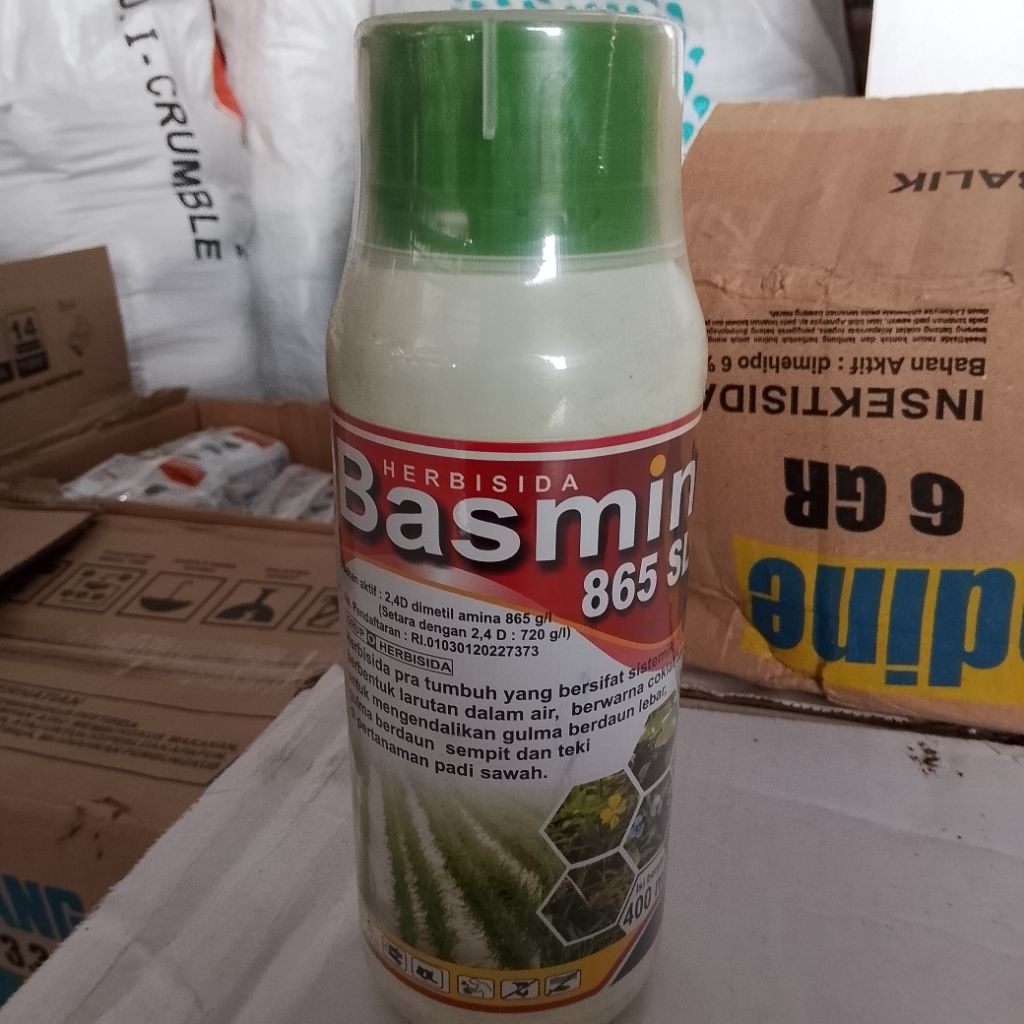 Jual BASMIN 865 SL HERBISIDA PRA TUMBUH MENGENDALIKAN GULMA TANAMAN ...