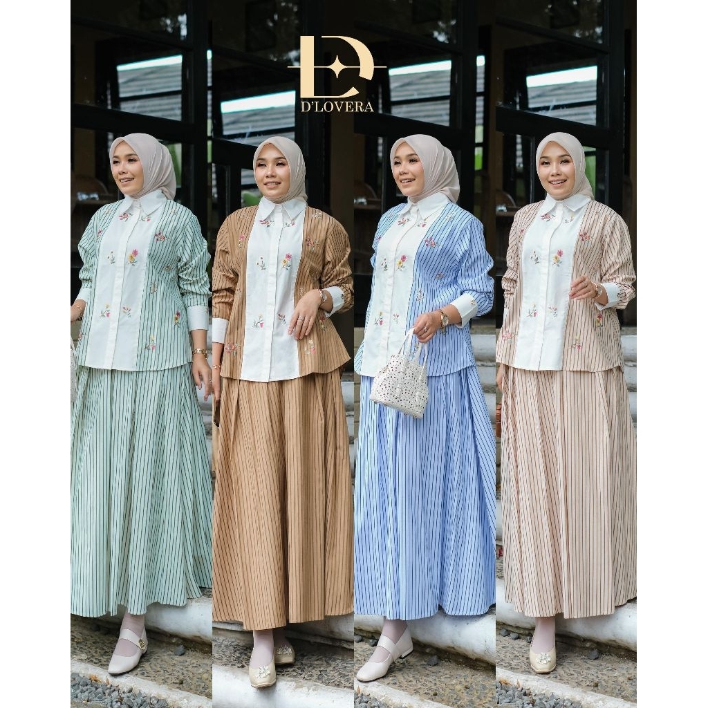 Jual meta oneset rok original D'lovera | Shopee Indonesia