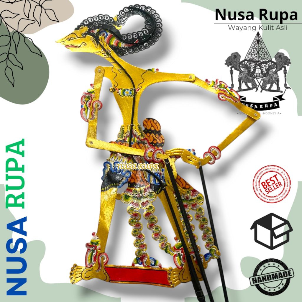 Jual Wayang Kulit Asli Handmade Wisanggeni Rapek Dagelan - Dekorasi ...