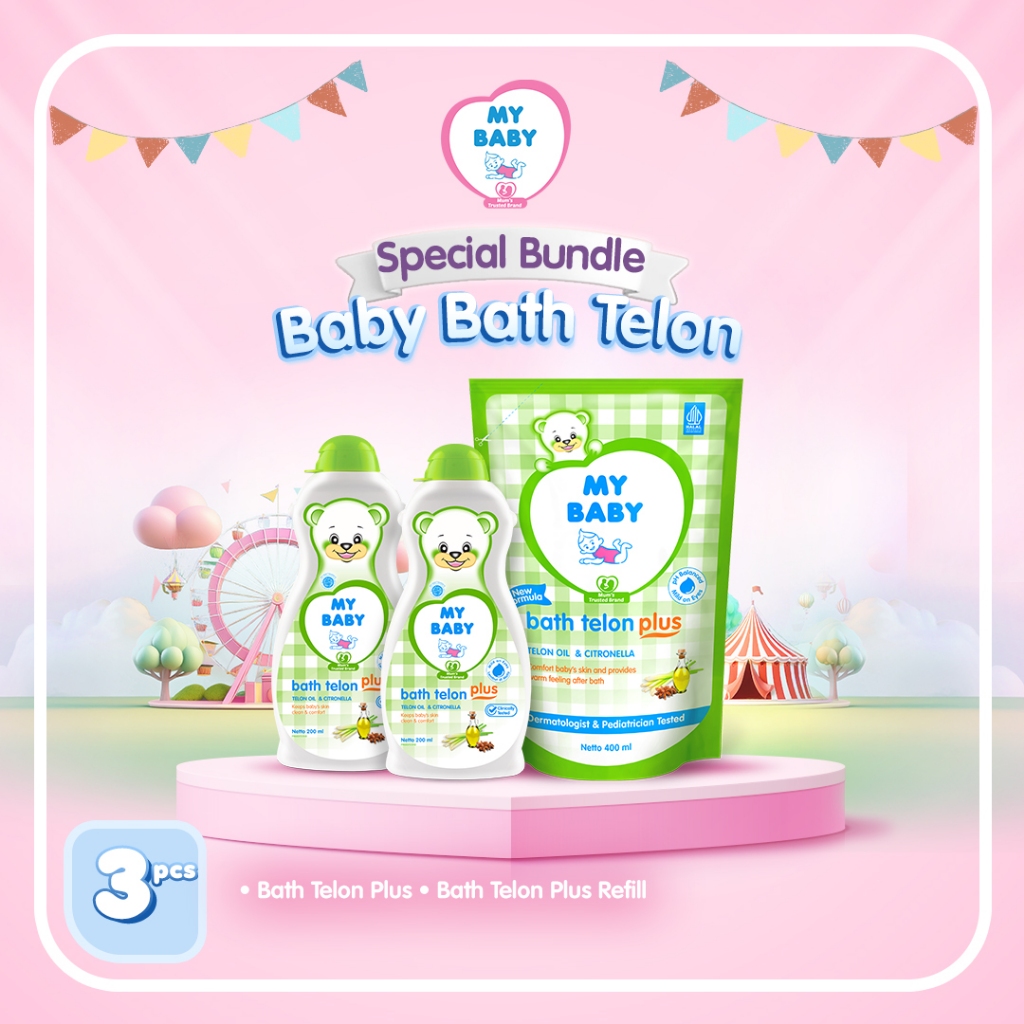 Jual Special Bundle My Baby Bath Telon | Shopee Indonesia