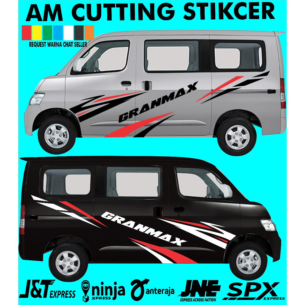 Jual Sticker stiker daihatsu granmax stiker minibus grandmax luxio apv ...