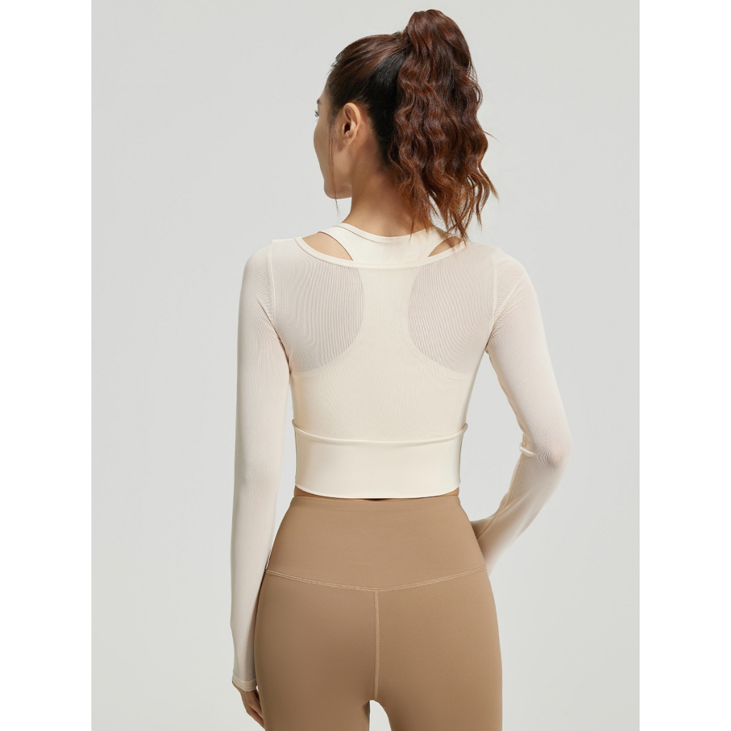 Tova Crop Top Yoga Bra - Sports Bra Wanita Tova Fitness foto 4
