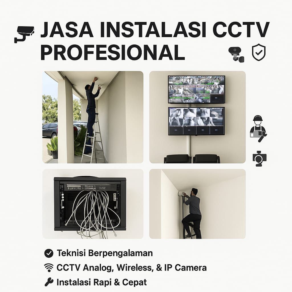 Jual Jasa Pasang CCTV Profesional – Instalasi Rapi, Teknisi ...