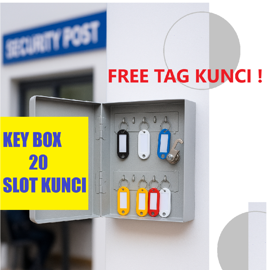 Jual Wall key box gantungan kunci tempel dinding brankas kunci | Shopee ...
