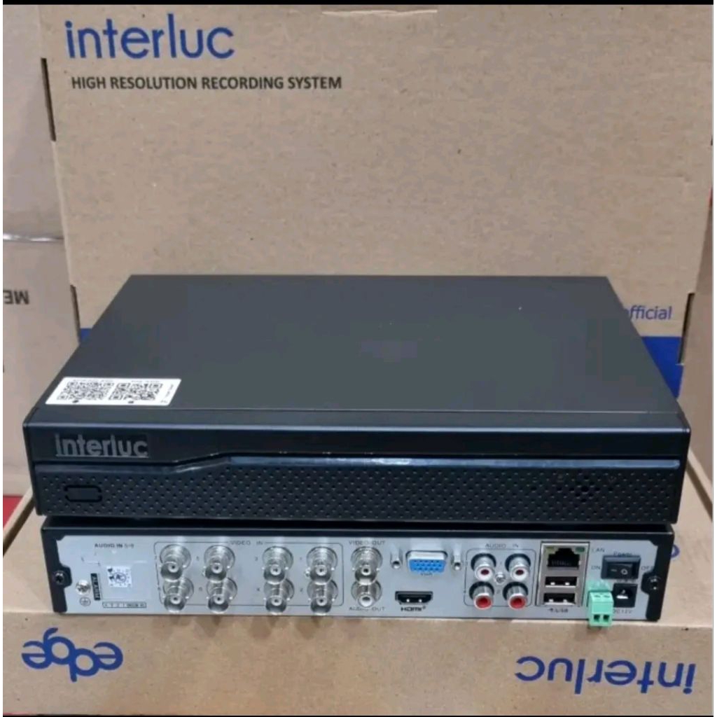 Jual DVR EDGE INTERLUC 8 CH 5MP SUPORT AUDIO ORIGNAL | Shopee Indonesia