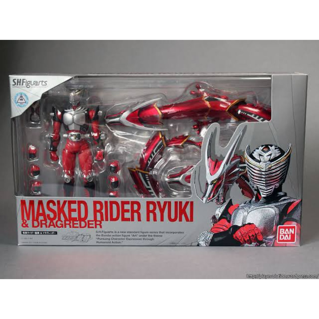 Jual SHF Masked Rider Ryuki & Dragreder (NEW) Original bandai | Shopee ...