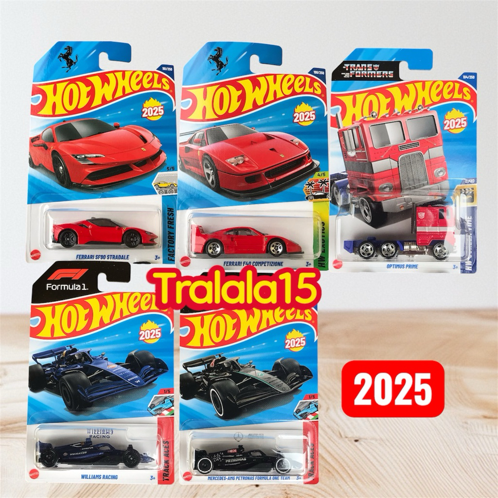 Jual 2025 hot wheels ferari sf90 f40 transformer optimus prime f1 ...