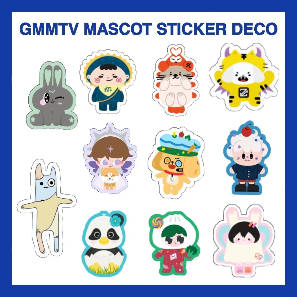 Jual Sticker Deco GMMTV MASCOT | Shopee Indonesia