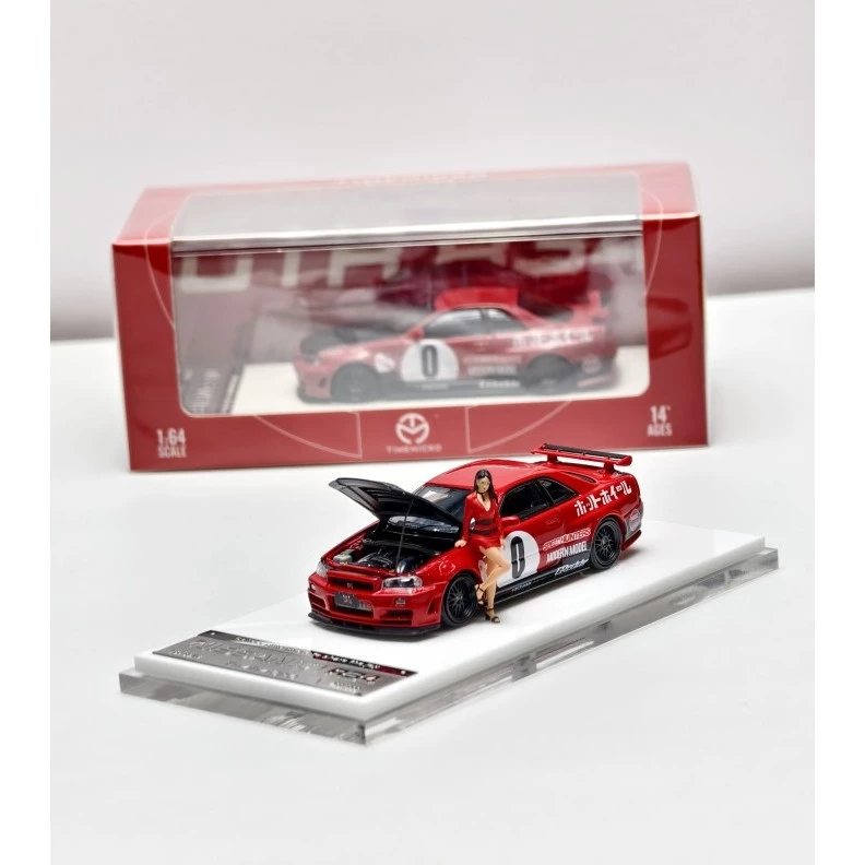 Jual Time Micro Nissan GT-R R34 Need For Speed Z-Tune SPEED HUNTERS Red ...