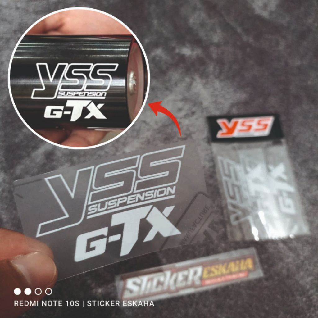 Jual Stiker Skok YSS GTX Sticker Shock YSS G-TX | Shopee Indonesia