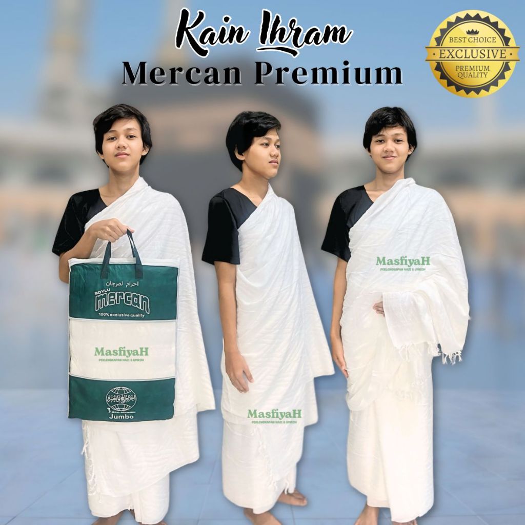 Jual Kain Ihram Soylu Mercan Premium Kain Ihram Haji dan Umrah Kain ...