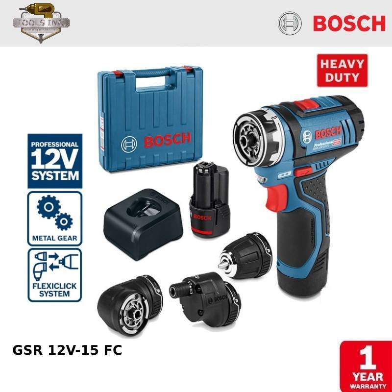 Jual Bosch Cordless Drill Driver / Bor Obeng Baterai 12Volt GSR 12V ...