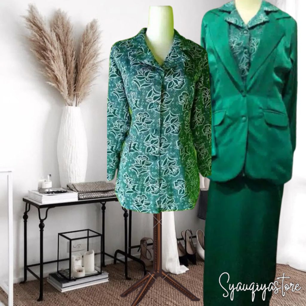 Jual Set Jas + Batik PKK model Tunik | Shopee Indonesia