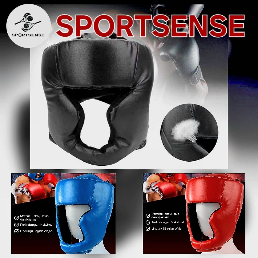 Jual Helm Tinju Thai Helm Tinju Boxing Helm Star+ Boxing / Pelindung ...