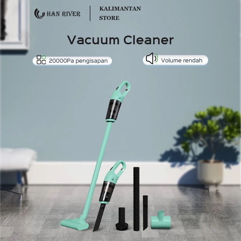 [Pengiriman dari Banjarmasin]HAN RIVER Vacum Cleaner Penyedot Debu /Handheld Portable/Pengisian USB - foto 1