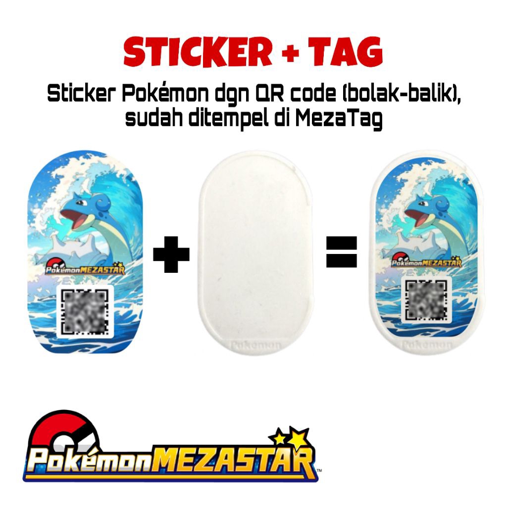 Jual Pokemon Mezastar Support Ticket Tag 2 in 1 Blastoise / Mega ...