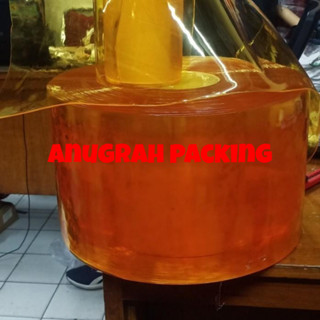 Jual pvc curtain kuning 2mm x 20 cm x 50mtr / tirai pvc curtain kuning ...
