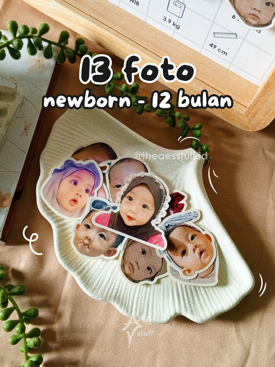 Jual POP UP Baby Milestone Frame + Biodata Bayi Newborn | Bingkai Tahun ...