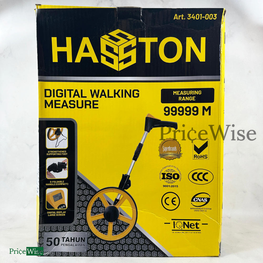 Jual Meteran Jalan Roda Besar Digital 99.999m Hasston 3401-003 ...