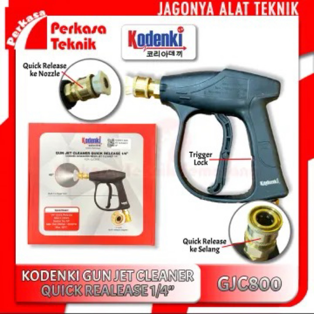 Jual Gun jet cleaner quick release 1/4” KODENKI KDK-GJC800 / KODENKI ...