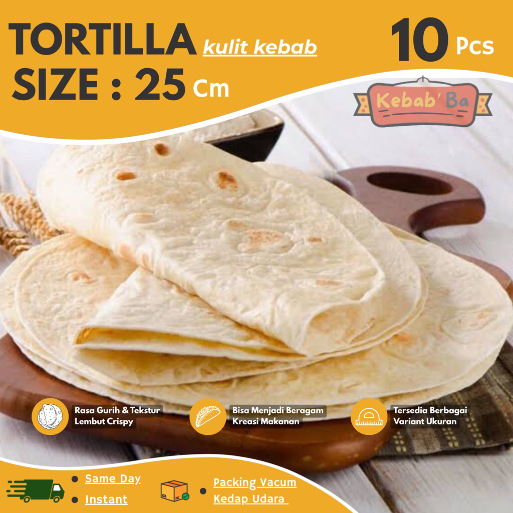 Cara Membuat Roti Kebab Jual TORTILLA PREMIUM KULIT KEBAB UKURAN