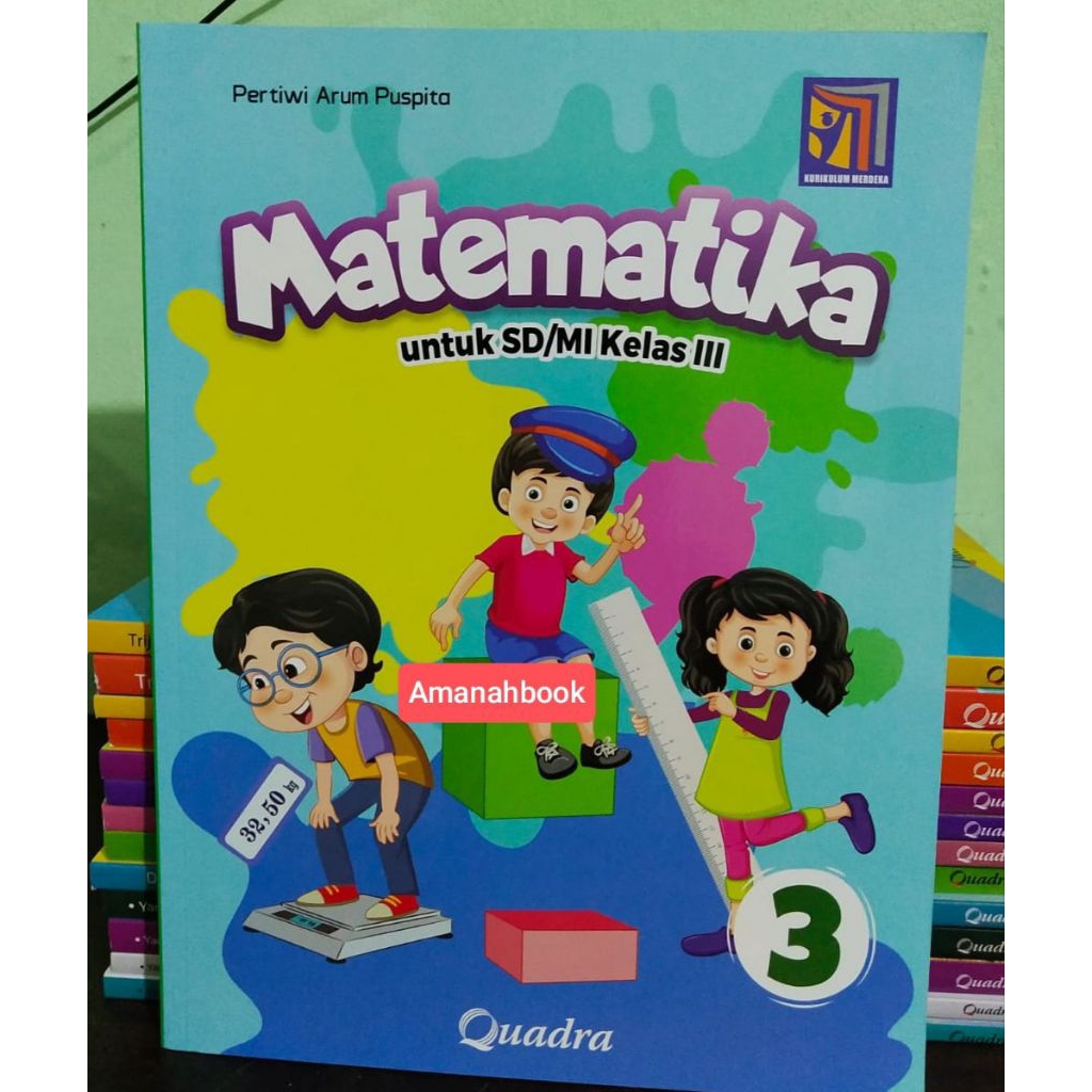 Jual Buku Matematika SD Kelas 3 Kurikulum Merdeka Quadra | Shopee Indonesia