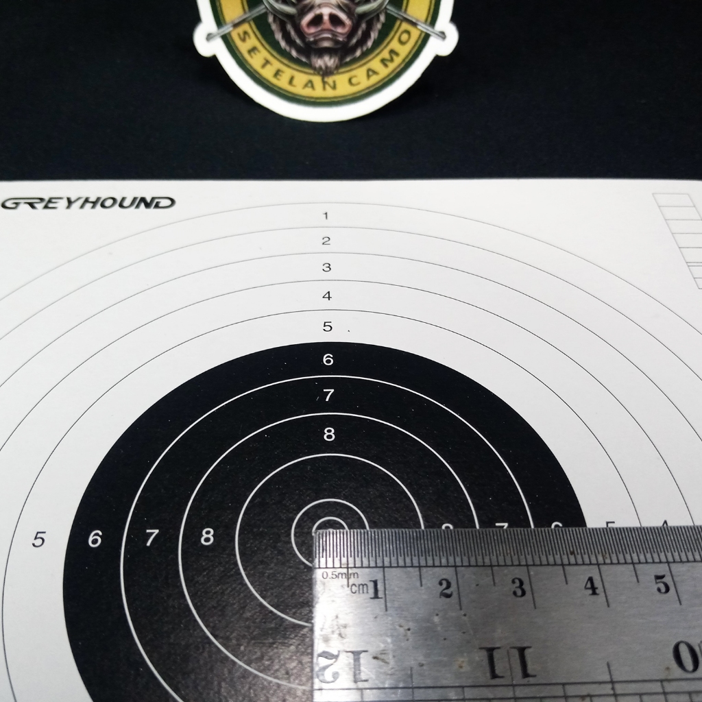 Jual KERTAS TARGET UKURAN 17X17 CM ISI 25 LEMBAR / TARGET SHOOTING ...