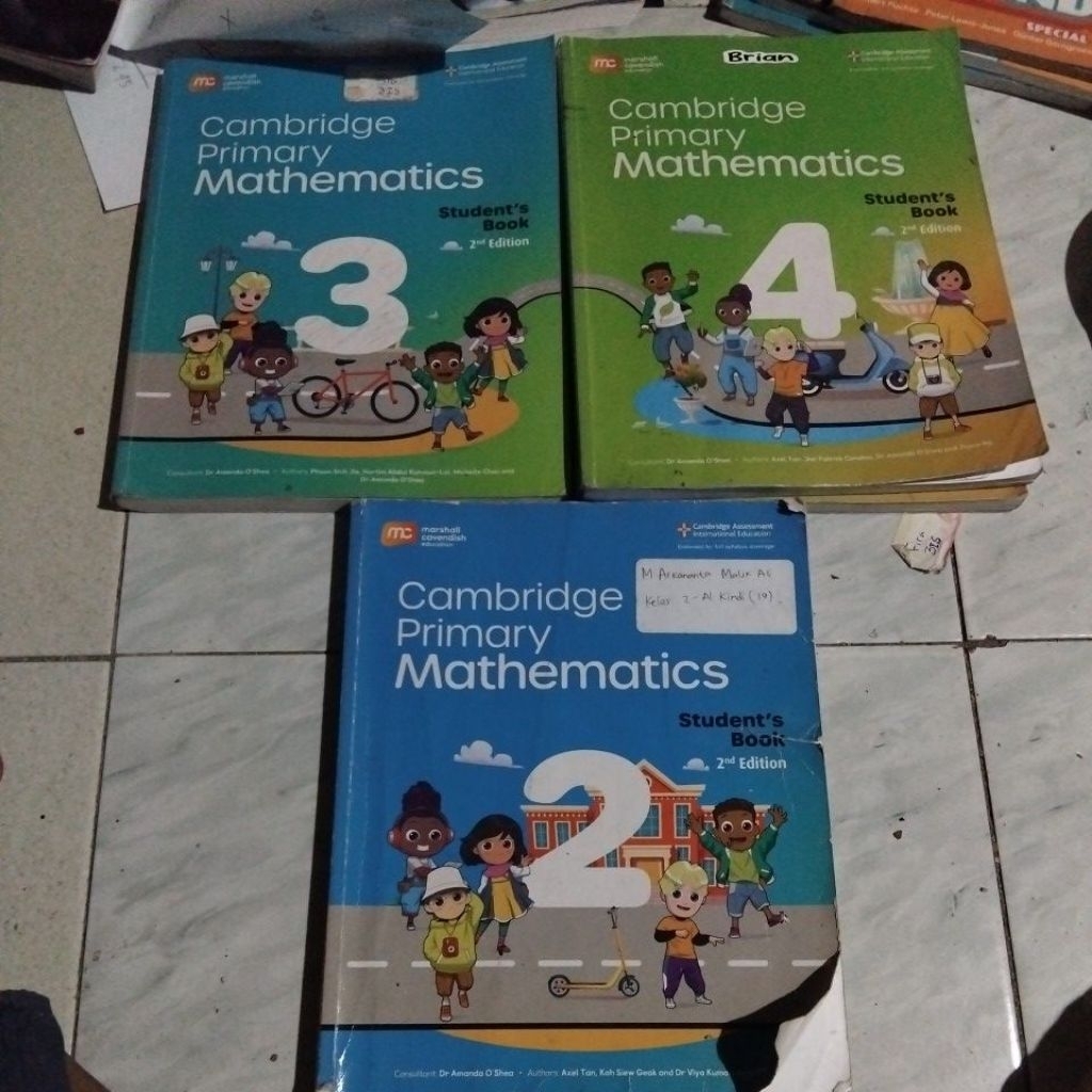 Jual CAMBRIDGE PRIMARY MATHEMATICS 1 2 3 4 5 6 STUDENT' BOOK 2nd ...