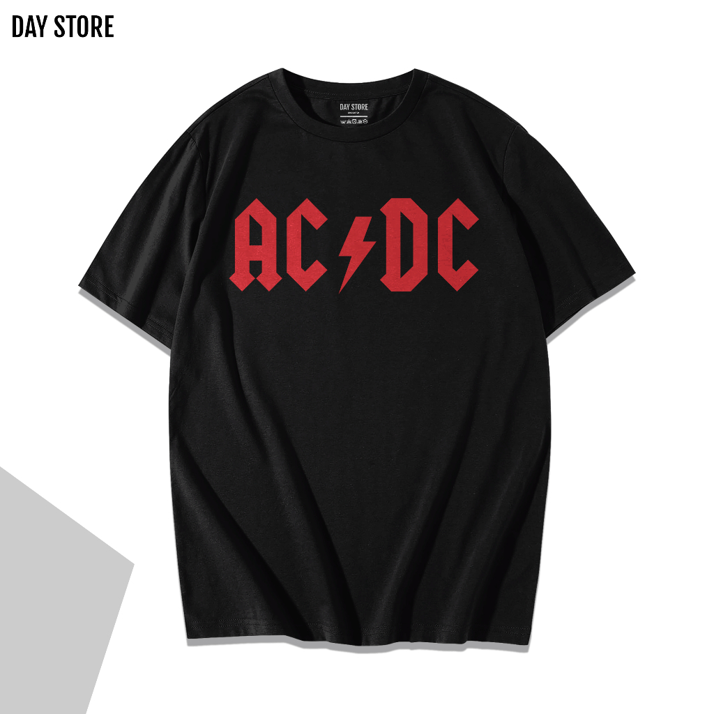 Jual DAY STORE - Kaos Band ACDC Logo Pria Wanita Baju Tshirt Distro ...