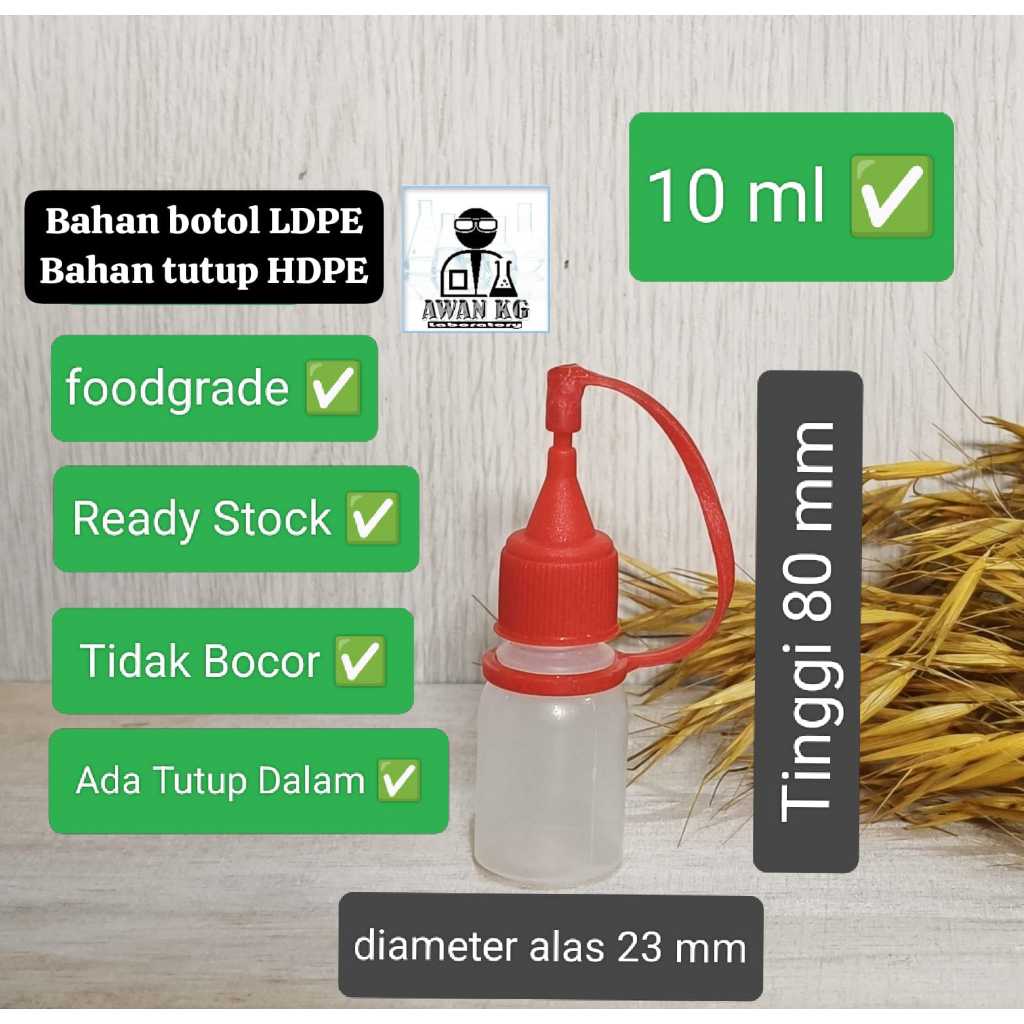 Jual Botol jarum plastik botol Inai Botol Cat kuku 10ml 15ml botol ...