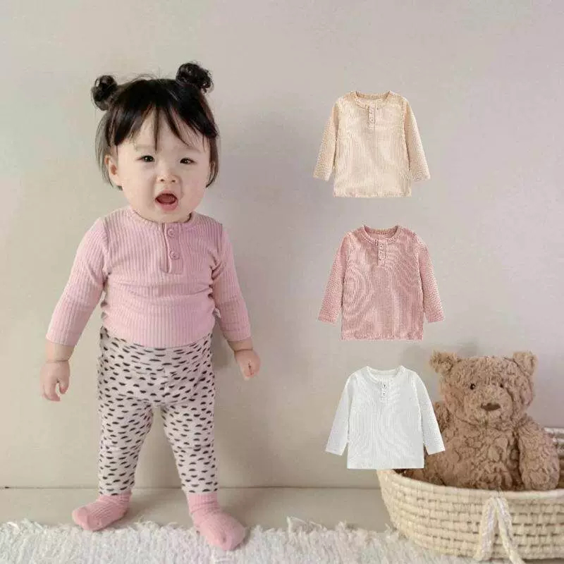 Jual Baju Lengan Panjang Baby Roka uk 3-18 Bulan / Atasan Knit Kaos ...