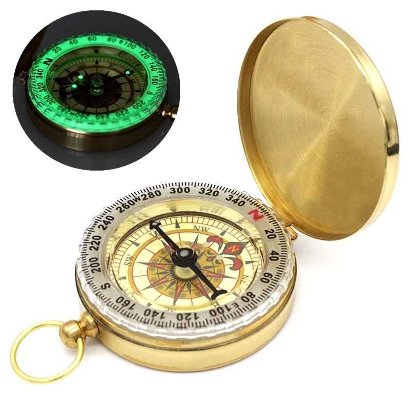 Jual Kompas Vintage Kompas Kiblat Kecil Saku Anti Air Petunjuk Arah ...