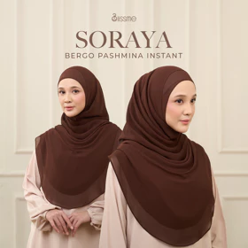 Soraya Bergo Pashmina Instant Hijab Bergo Ceruty