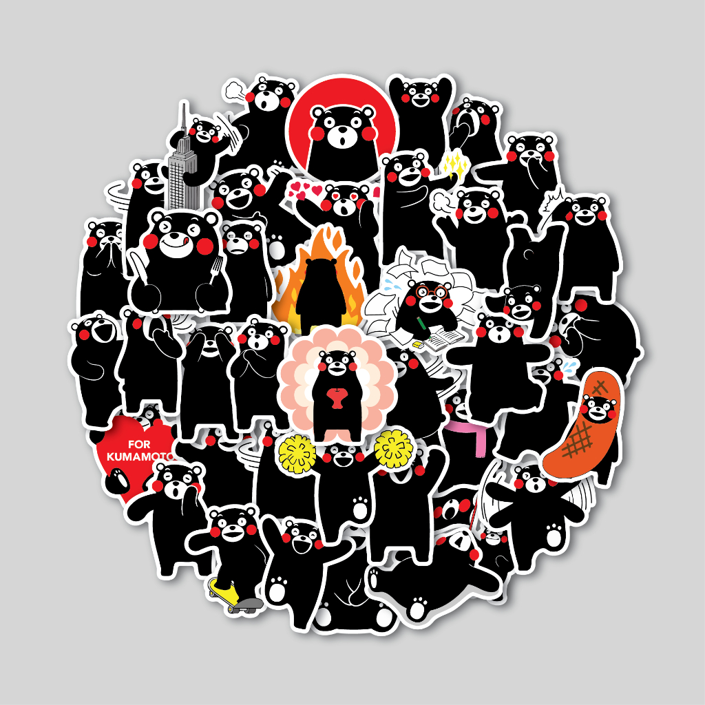Jual STICKER PACK KUMAMON | STICKER TUMBLR | STIKER LAPTOP KOPER HELM ...