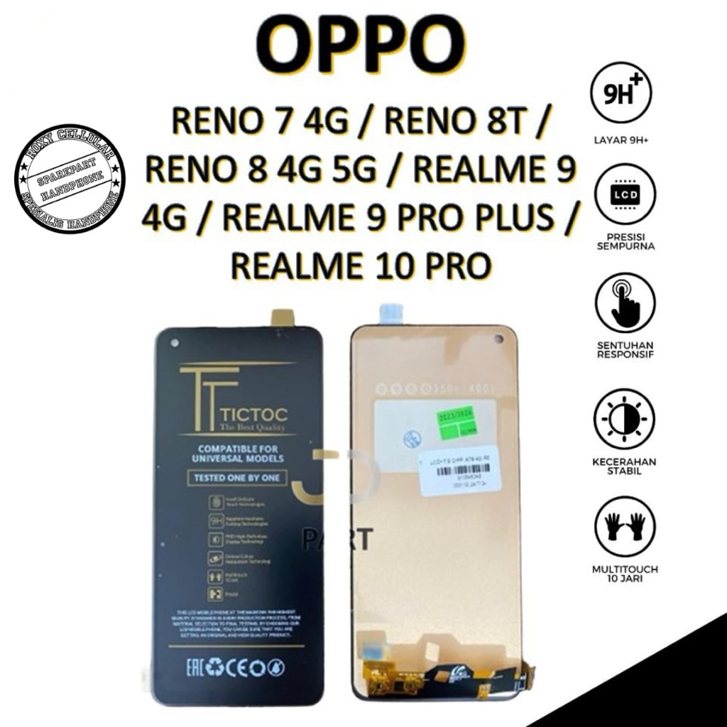 Jual Lcd Touchscreen OPPO Reno 7 4G / Reno 8T / Reno 8 4G 5G / Realme 9 ...
