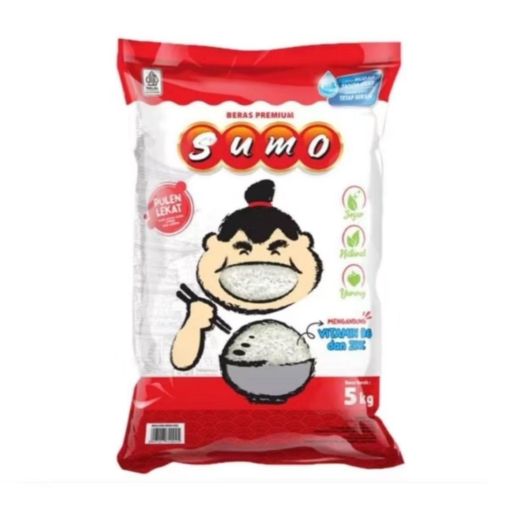 Jual Sumo Merah Beras Pulen Lekat Premium Rice 5kg | Shopee Indonesia