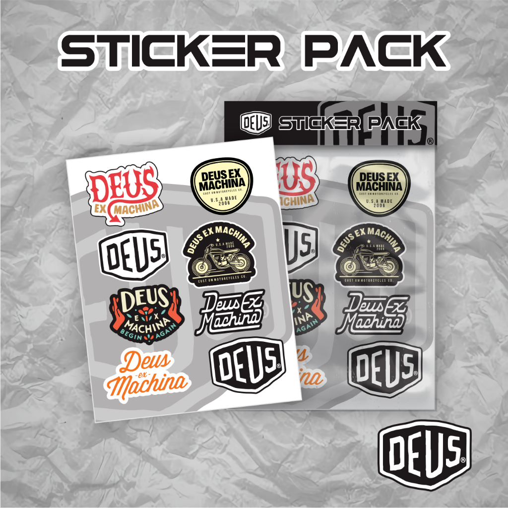 Jual STICKER PACK AESTHETIC - STICKER DEUS, MOTOR - LAPTOP, HELM, HP ...