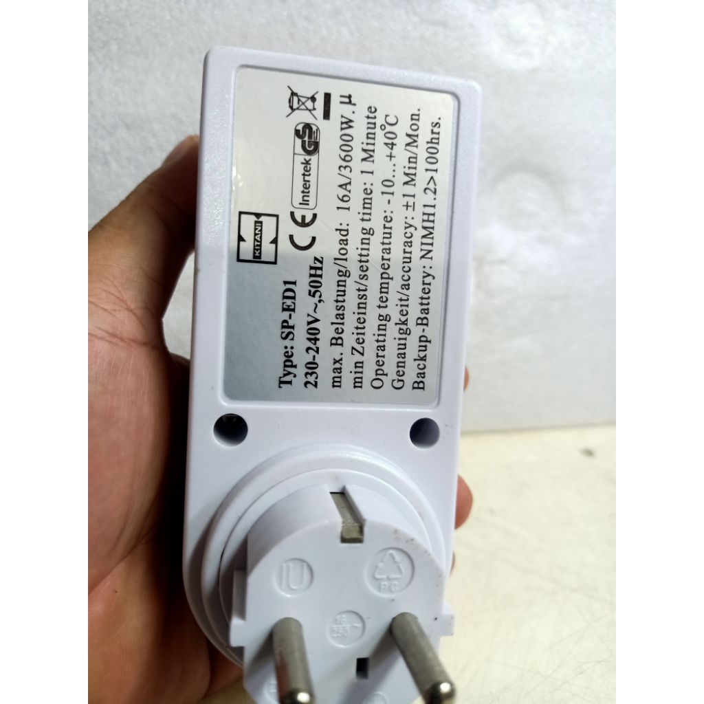 Jual Stop kontak Timer digital timer program KITANI | Shopee Indonesia