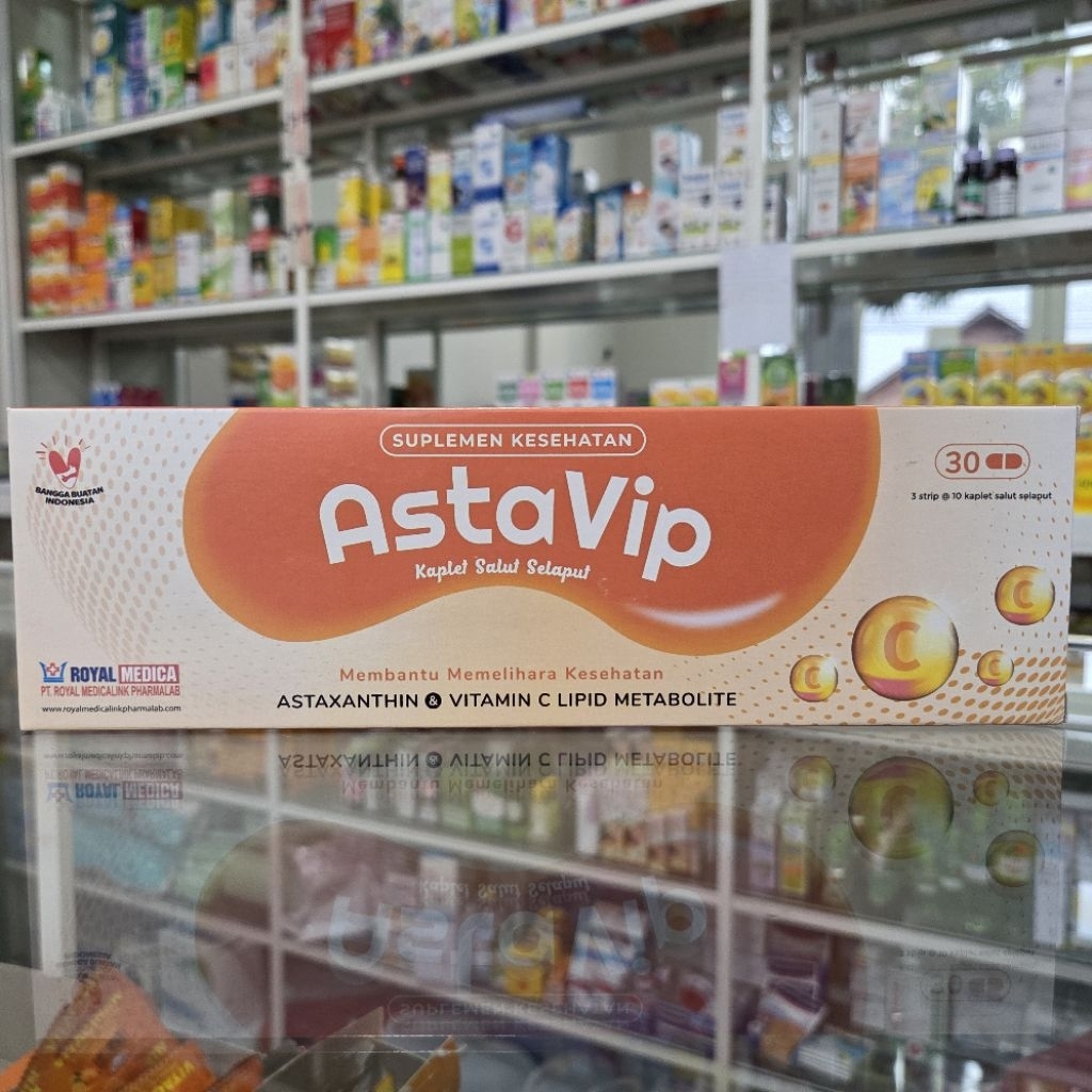 Jual AstaVip suplemen astaxanthin antioksidan | Shopee Indonesia