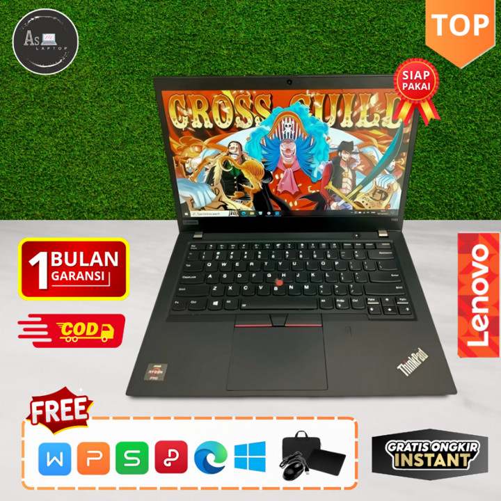 Laptop Lenovo Thinkpad T495 E495 Amd Ryzen 5 7 Pro Layar 14 inch | Second Mulus 