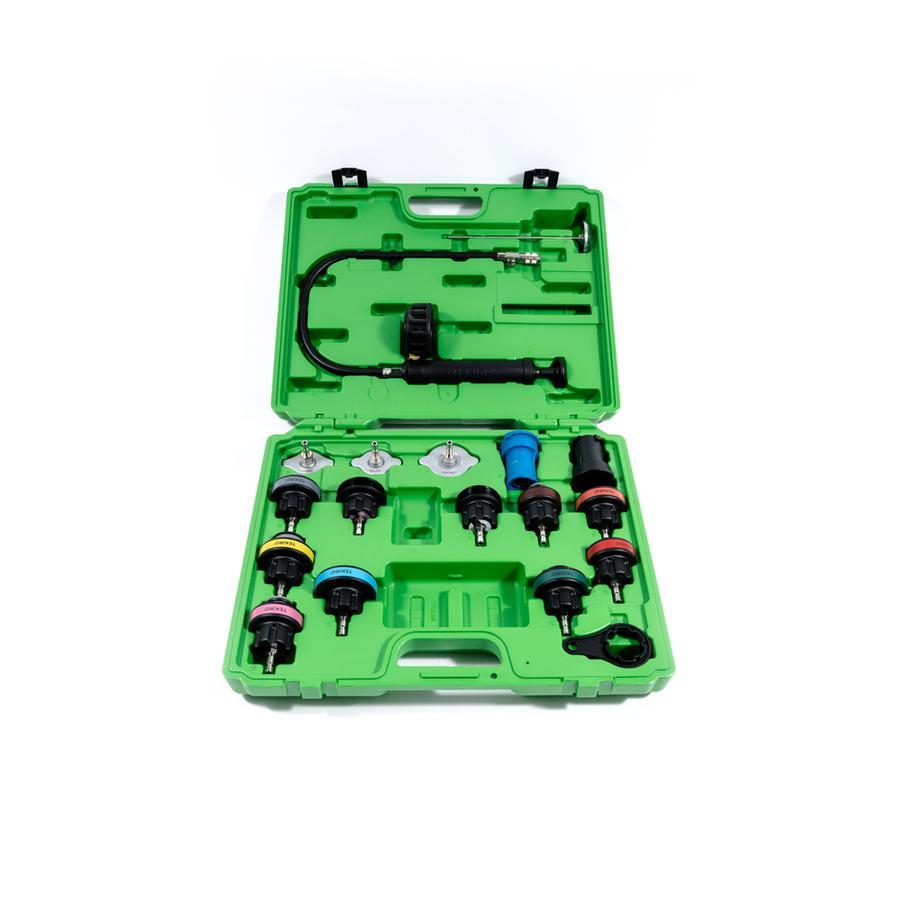 Jual TEKIRO UNIVERSAL RADIATOR PRESSURE TESTER KIT 18 PCS / ALAT TES ...
