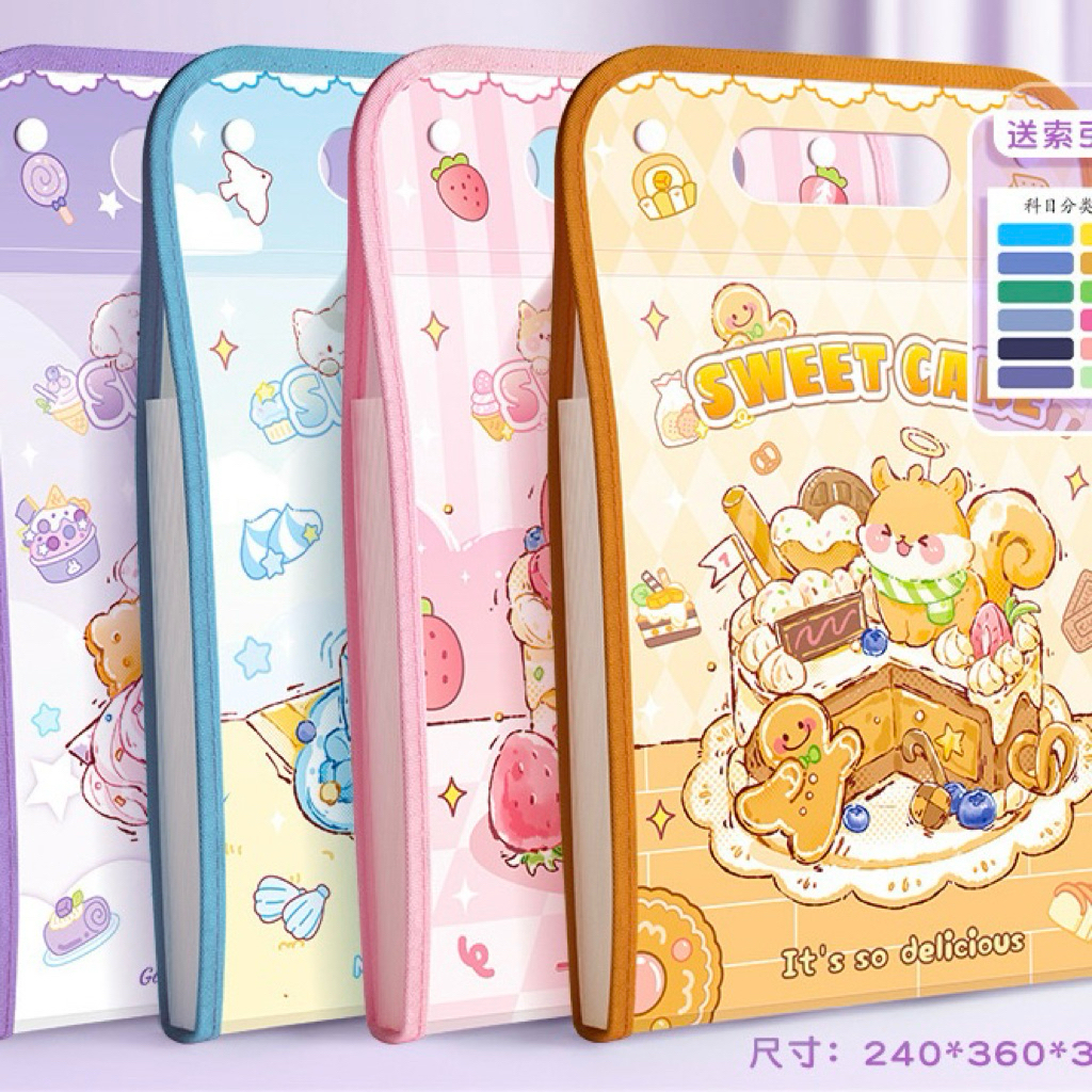 Jual AJS Organizer kertas A4/ map kertas/ dokumen keeper slot handle ...